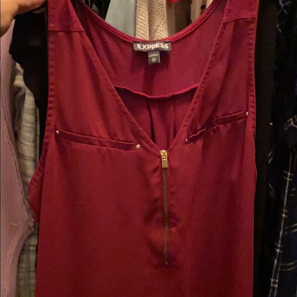 Express zipper shirt